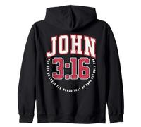 John 3:16 Catholic Bible Verses Zip Hoodie