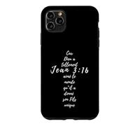 John 3 16 Christian Cross Gifts Religion Bible Verse Case for iPhone 11 Pro Max