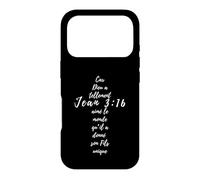John 3 16 Christian Cross Gifts Religion Bible Verse Case for iPhone 17 Pro