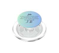 John 3:16 Faith phone grip, Jesus is the way, Bible Verse PopSockets PopGrip for MagSafe