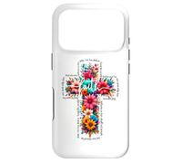 JOHN 3:16 Floral Faith Cross Jesus Christian Religious Case for iPhone 17 Pro