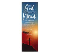 John 3:16 for God So Loved Bookmarks, 2 x 6 inches, 25 Bookmarks