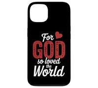 John 3:16 For God So Loved The World Bible Verse Case for iPhone 13