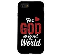 John 3:16 For God So Loved The World Bible Verse Case for iPhone SE (2020) / 7/8