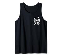 John 3:16 for God So Loved The World Bible Verse Tank Top
