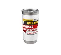 John 3:16 Forgiveness & Redemption - Jesus Christ Gospel Stainless Steel Insulated Tumbler