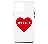 John 3:16 GOD So Loved The World Bible Verse Reference Heart Case for iPhone 12 Pro Max