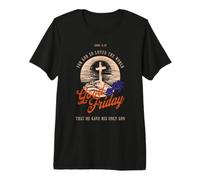 John 3 16 Good Friday Christian for God So Loved The World Premium T-Shirt