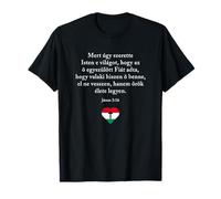 John 3:16 Hungarian Magyar Bible Verse Christian Evangelism T-Shirt