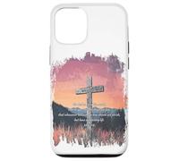 John 3:16 KJV Resurrection Sunday Cross of Jesus Grunge Case for iPhone 12/12 Pro