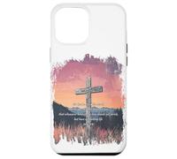 John 3:16 KJV Resurrection Sunday Cross of Jesus Grunge Case for iPhone 12 Pro Max