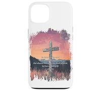 John 3:16 KJV Resurrection Sunday Cross of Jesus Grunge Case for iPhone 13