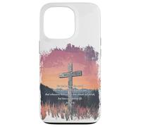 John 3:16 KJV Resurrection Sunday Cross of Jesus Grunge Case for iPhone 13 Pro