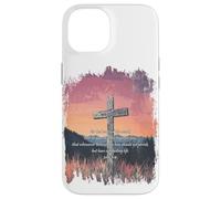 John 3:16 KJV Resurrection Sunday Cross of Jesus Grunge Case for iPhone 14