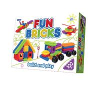 John Adams | Fun Bricks 50 Piece Set: Build and play | Preschool Building Blocks | Ages 18m+