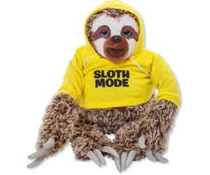 John Adams 577 10927 EA Snax The Sloth, Yellow,25.4 x 20.5 x 35.5 centimeters