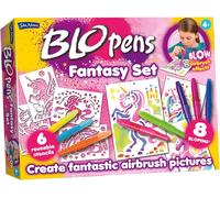 John Adams BLOPENS® Fantasy Activity Set | Contains 6 Reusable Stencils & 8 BL