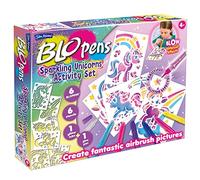 John Adams | BLOPENS® Sparkling Unicorn Activity Set: Create fantastic airbrush pictures | Arts & crafts | Ages 4+, Silver