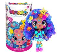 John Adams Decora Girlz | 5" CELESTIA Sticker 'n' Style Fashion Doll | Celestia features 44 colourful accessories including dress, shoes, bag, comb, sticker sheets | Dolls & Accessories | Ages 4+