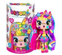 John Adams Decora Girlz | 5" DECORA Sticker 'n' Style Fashion Doll | Decora features 44 colourful accessories including dress, shoes, bag, comb, sticker sheets | Dolls & Accessories | Ages 4+