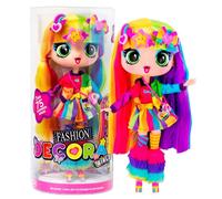 John Adams Decora Girlz | Sticker ‘n’ Style 11" Collectable Fashion Doll - Decora | Doll features over 75 colourful accessories! | Dolls & Accessories | Ages 4+
