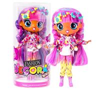 John Adams Decora Girlz | Sticker ‘n’ Style 11" Collectable Fashion Doll - Sweetie | Doll features over 75 colourful accessories! | Dolls & Accessories | Ages 4+