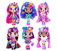 John Adams Decora Girlz | Sticker 'n' Style 5" Collectible Assorted Fashion Dolls (one supplied) | Doll features 44 colourful accessories! | Dolls & Accessories | Ages 4+