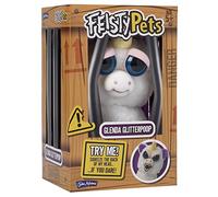John Adams | Feisty Pets: 8" Glenda Glitterpoop: Squeeze the back of my head… if you dare! | Interactive Plush | Giftable prank toys | Ages 6+