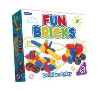 John Adams | Fun Bricks 50 Piece Set: Build and play | Preschool Building Blocks | Ages 18m+