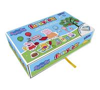 John Adams | Fuzzy-Felt - Peppa Pig Drawer Set: Mix and match felt pieces to create your very own Peppa Pig pictures!| Preschool toy| Ages 3+