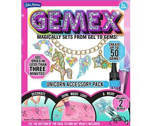 John Adams | GEMEX Unicorns Accessory pack: Magically sets from gel to gems! | Arts & crafts | Ages 5+