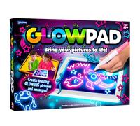 John Adams GLOWPAD | Light-Up Drawing Pad | Mess-Free Arts and Crafts for Kids | Designs Change Colour & Glow | Light & Ideal for Travel | 8 Board Light-Up Modes | Ages 4+ | Gift Idea for Christmas