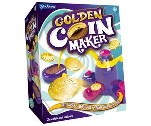 John Adams Golden Coin Maker DIY Chocolate Craft Kit for Kids - Fun Food Gift