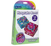 John Adams, Keepsake Boxes Craft Kit: Decorate and Style Two Boxes, Arts and Crafts, Ages 6+