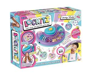 John Adams Lockitz Luxury Studio | Fashion Jewellery Maker | Create Cute Bag Charms, Necklaces & Accessories | Includes Magic Zoom Beads with Secret Messages | Age 6+ | Christmas & Birthday Gift Idea