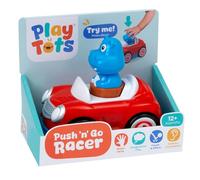 John Adams | Play Tots - Push & Go Racer | Press the animal and watch the racer zoom! Encourages crawling and first steps | Baby and Toddler Toys | Ages 12m+