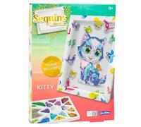 John Adams | Sequins Collection Kitty: Make Sparkling Creations to Display! | Arts & Crafts | Ages 8+
