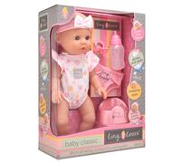 John Adams | Tiny Tears - Baby Classic - 38cm crying and wetting doll: One of the UK's best loved doll brands! | Nurturing Dolls | Ages 18m+