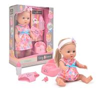 John Adams Tiny Tears Classic Doll 15" (38 cm) | Baby Doll with Drinking, Crying & Wetting Functions | Closing Eyes | Bottle, Dummy, Potty & Nappy | Toy for Toddlers Age 18 Months+