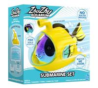 John Adams Zhu Zhu Pets | Zhu Zhu Aquarium Submarine Playset (fish sold separately) | Electronic Pets | Ages 4+, Blue