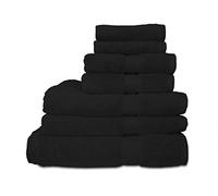 John Aird 100% Egyptian Cotton Bath Towels & Towel Sets 600gsm (Black, Bath Sheet)