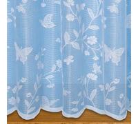 John Aird - Butterfly Design Net Curtain - Sold In Set Sizes (2.5 Metres Width, Drop: 81" (206cm))