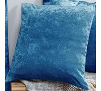 John Aird Crushed Velvet Cushion Cover 20" x 20" (Blue)