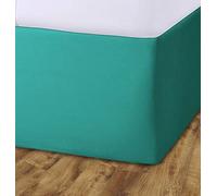 John Aird Elasticated Bed Valance Divan Base Cover Skirt (Teal, Super King)