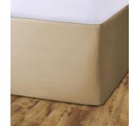 John Aird Elasticated Bed Valance Divan Base Cover Skirt (Wheat, Super King)