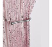 John Aird Jazz Glitter String Curtain Panel (Pink)