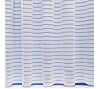 John Aird Paris Horizontal Design Net Curtain - Sold By The Metre - (Drop: 48" (122cm))