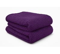 John Aird Pet Blanket - Soft Teddy Fleece Throw - Dog Cat Guinea Pig Rabbit (Aubergine, X Large (150 x 200cm)