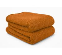 John Aird Pet Blanket - Soft Teddy Fleece Throw - Dog Cat Guinea Pig Rabbit (Orange, XX Large (200 x 240cm)