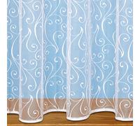 John Aird Scroll Design Net Curtain - Sold By The Metre - (Drop: 81" (206cm))